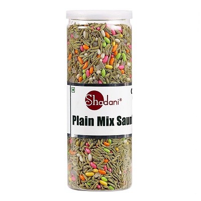 SHADANI PLAIN MIX SAUNF CAN 215 GM
