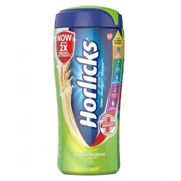 HORLICKS ELACHI JAR 500 GM