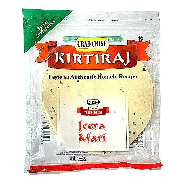 KIRTIRAJ JEERA MARI PAPAD 500 GM