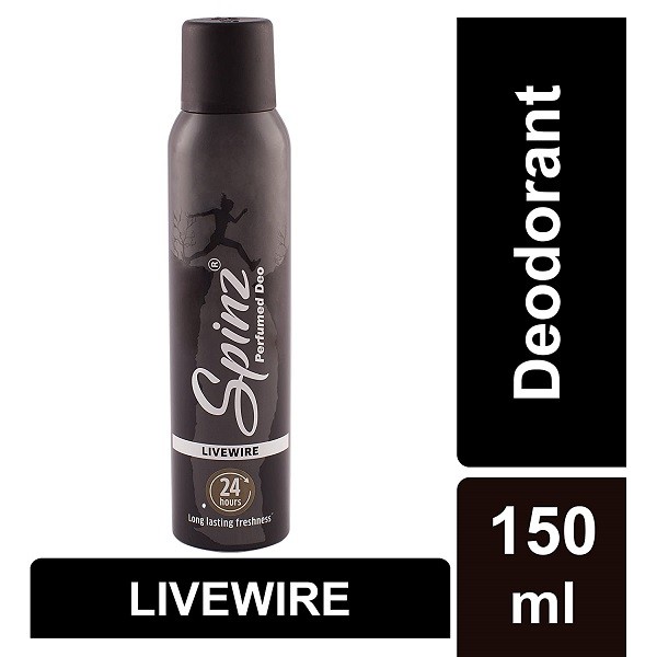 SPINZ DEO  LIVE WIRE  150 ML