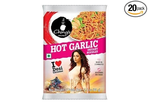 CHINGS HOT GARLIC NOODLES 60 GM