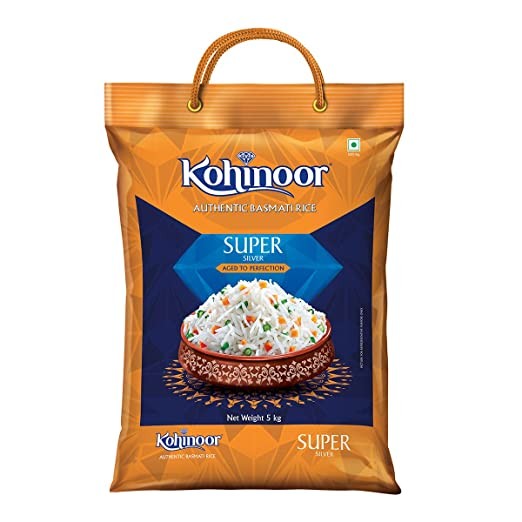KOHINOOR SILVER SUPER BASMATI RICE  5 KG